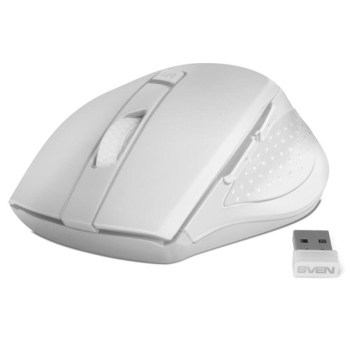 Беспроводная мышь SVEN RX-425W белая (5+1кл. 800-1600DPI, блист)