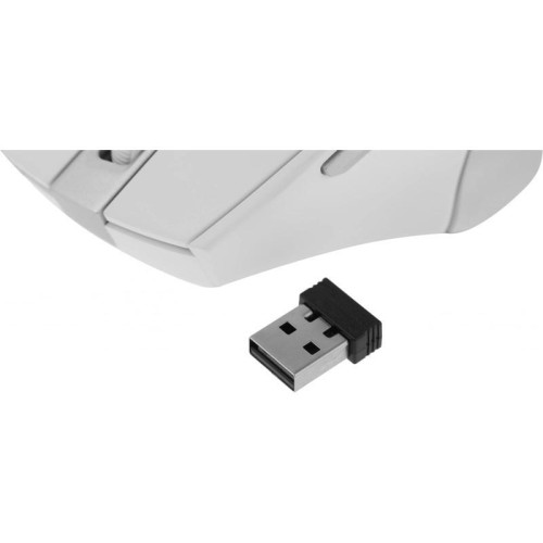 Мышь A4Tech Fstyler FG35 серебристый/белый оптическая (2000dpi) беспроводная USB (6but) FG35 SILVER
