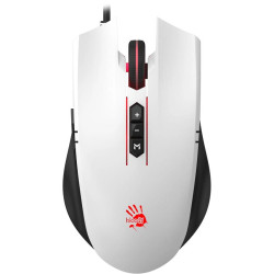 Мышь A4Tech Bloody ES7 белый оптическая 6000dpi USB 8but (RS7 PANDA WHITE)