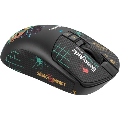 Мышь A4Tech Bloody R72 Ultra Duo черный/рисунок оптическая 20000dpi беспров. USB/USB-C 6but (R72 ULTRA DUO RENEGADEMIDNIGHT)