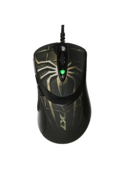 Мышь A4Tech Oscar Editor XL-747H коричневый/рисунок лазерная 3600dpi USB2.0 6but (XL-747H (BROWN SPIDER))