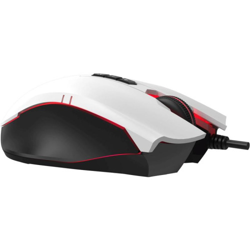 Мышь A4Tech Bloody ES7 белый оптическая 6000dpi USB 8but (RS7 PANDA WHITE)