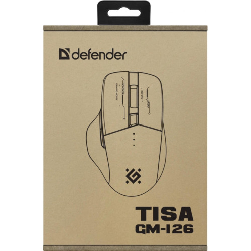 Мышь DEFENDER TISA GM-126 WHITE/BLUE 52126