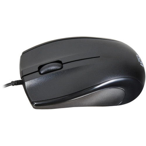 Мышь Oklick 185M черный оптическая 1200dpi USB для ноутбука 3but (945606)