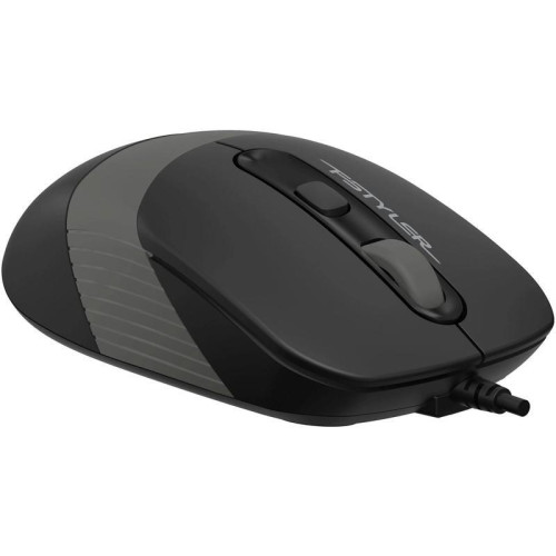 Мышь A4Tech Fstyler FM10ST серый/черный оптическая 1600dpi silent USB для ноутбука 3but (FM10ST GREY)