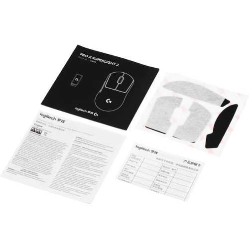 Мышь Logitech G Pro X Superlight 2 белый оптическая 32000dpi беспров. USB 4but (910-006642)