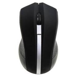 Мышь Oklick 615MW черный/серебристый оптическая 1200dpi беспров. USB для ноутбука 3but (412860)