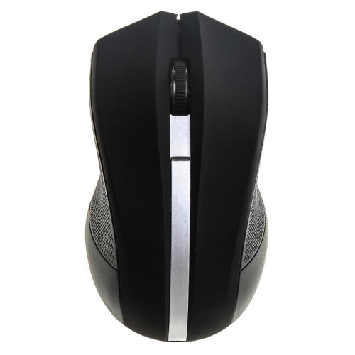 Мышь Oklick 615MW черный/серебристый оптическая 1200dpi беспров. USB для ноутбука 3but (412860)