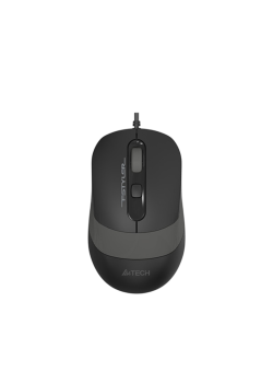 Мышь A4Tech Fstyler FM10 черный/серый оптич. 1600dpi USB 4but (FM10 GREY)