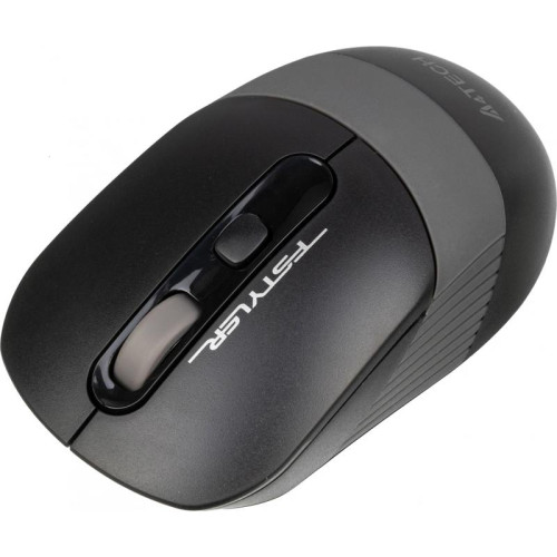 Мышь A4TECH Fstyler FG10S беспроводная оптическая, черный и серый, 2000dpi, USB