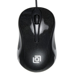 Мышь Oklick 385M черный оптическая (1600dpi) USB для ноутбука (3but)