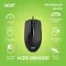 Мышь компьютерная/ Проводная мышь ACER OMW300 оптическая (1200dpi) USB (3but) black