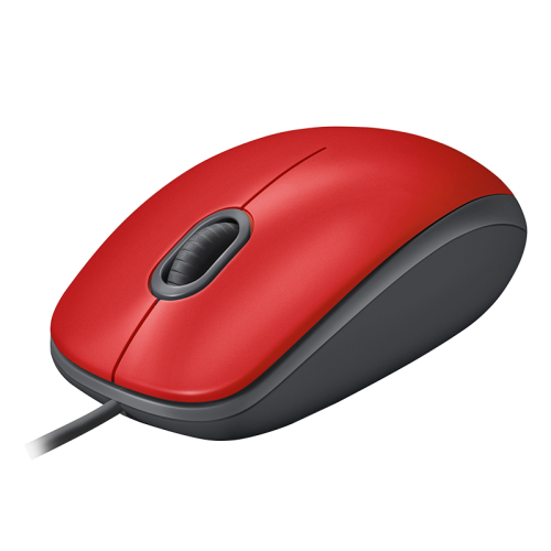 Мышь/ Logitech Mouse M110 Silent USB Red Ret