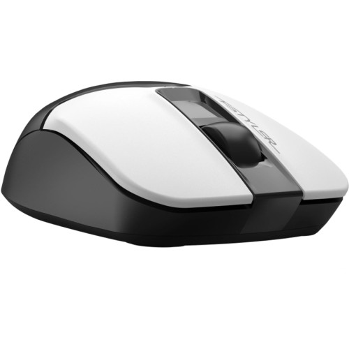 Мышь A4Tech Fstyler FG12S Panda белый/черный оптическая 1200dpi silent беспров. USB 3but