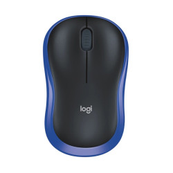 Мышь Logitech M185 синяя оптическая 1000dpi беспров. USB1.1 [910-002236]