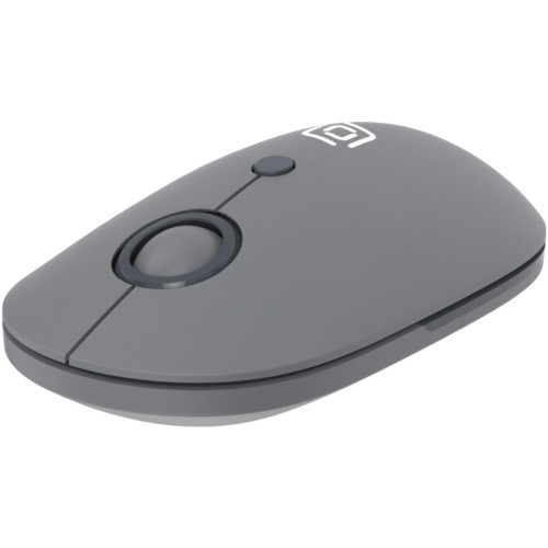 Мышь Oklick 408MW графитовый оптическая 1600dpi silent беспров. USB для ноутбука 4but (2007533)
