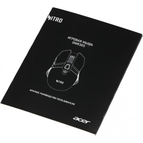 Мышь Acer Nitro OMR305 черный оптическая 3200dpi беспров. BT/Radio USB 6but (ZL.MCECC.020)