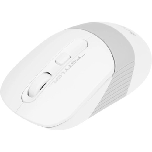 Мышь A4Tech Fstyler FG10S белый/серый оптическая 2000dpi silent беспров. USB для ноутбука 4but (FG10S WHITE)