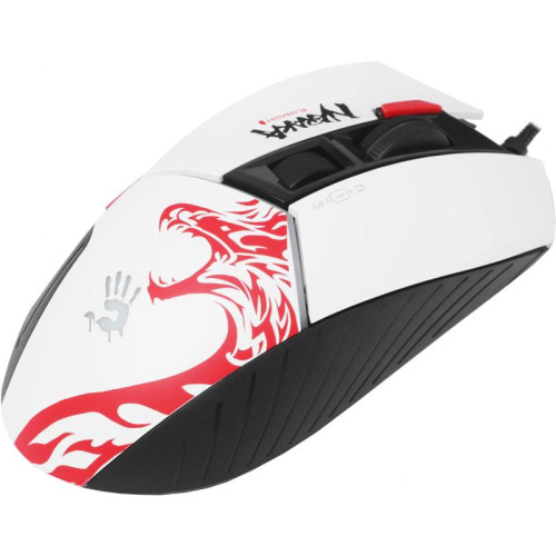 Мышь A4Tech Bloody W95 Max Naraka белый/рисунок оптическая 12000dpi USB 6but