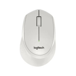 Мышь Logitech M330 Silent Plus белый оптическая 1000dpi silent беспров. USB 2but (910-004926)