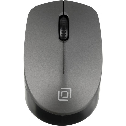 Мышь Oklick 486MW черный/серый оптическая 1600dpi беспров. USB для ноутбука 3but (1196552)