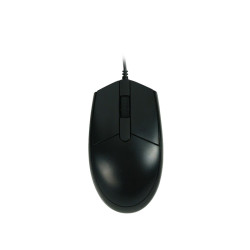 Мышь/ Optical mouse M120, USB wired, 3button, 1000DPI, 1.8m, black, Foxline