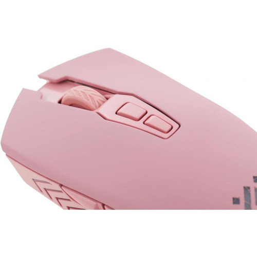 Мышь Defender Pandora GM-502 розовый оптическая 3200dpi silent беспров. USB 6but (52501)
