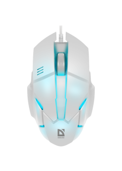 Defender Проводная оптическая мышь Host MB-982 7цветов,1000 dpi,белый