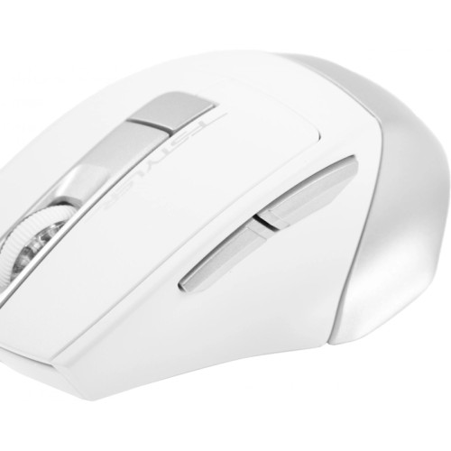 Мышь A4Tech Fstyler FB35 белый/серый оптическая 2000dpi беспров. BT/Radio USB для ноутбука 6but (FB35 ICY WHITE)