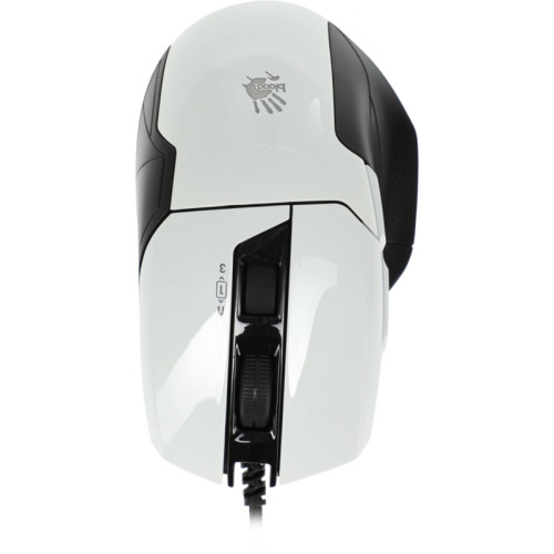 Мышь A4Tech Bloody W70 Max белый/черный оптическая 10000dpi USB 10but (W70 MAX (PANDA WHITE))