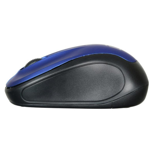 Мышь Oklick 665MW черный/синий оптическая 1600dpi беспров. USB для ноутбука 3but (1025132)
