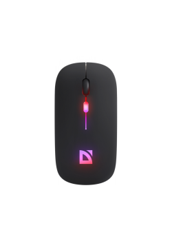 Defender Беспроводная оптическая мышь Touch MM-997 черн,2.4+BT,RGB,400mAh,бесшумная