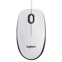 Мышь/ Logitech Mouse M100 USB White Ret