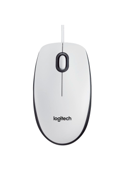 Мышь/ Logitech Mouse M100 USB White Ret