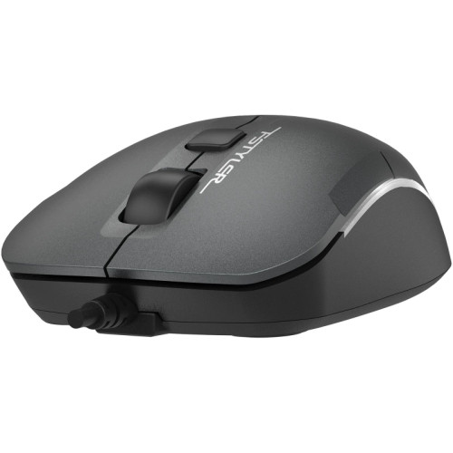 Мышь A4Tech Fstyler FM26 серый/черный оптическая 1600dpi USB для ноутбука 4but (FM26 USB (SMOKY GREY))