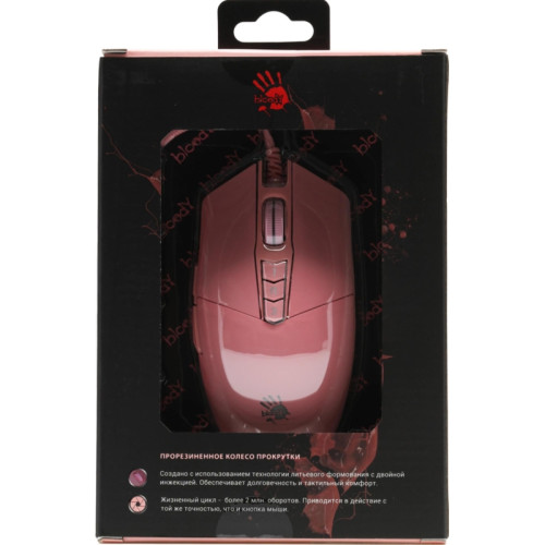 Мышь A4Tech Bloody P91s розовый оптическая 8000dpi USB 8but (P91S PINK ACTIVATED) Мышь A4Tech Bloody P91s розовый оптическая 8000dpi USB 8but (P91S PINK ACTIVATED)