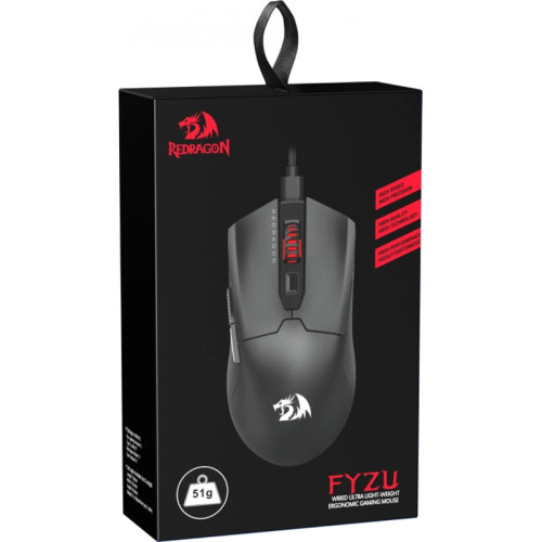 Мышь DEFENDER игровая 7кн. 26000dpi черн. Fyzu REDRAGON 72153 Мышь DEFENDER игровая 7кн. 26000dpi черн. Fyzu REDRAGON 72153