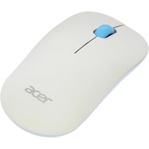 Мышь Acer OMR205 белый/голубой оптическая 1200dpi беспров. USB для ноутбука 3but (ZL.MCEEE.02H)