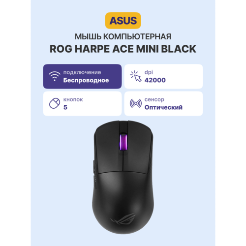 Мышь P716 ROG HARPE ACE MINI/BLK/ P716 ROG HARPE ACE MINI/BLK