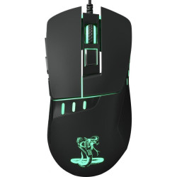 Мышь Oklick 865G Snake черный оптическая 2400dpi USB для ноутбука 6but (368643)