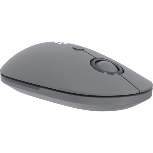 Мышь Oklick 408MW графитовый оптическая 1600dpi silent беспров. USB для ноутбука 4but (2007533)