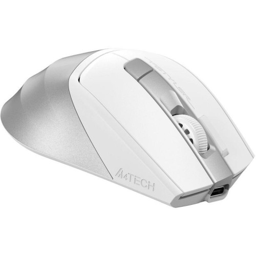Мышь A4Tech Fstyler FB45CS Air белый оптическая 2000dpi silent беспров. BT/Radio USB 7but (FB45CS AIR USB (SILVER WHITE))