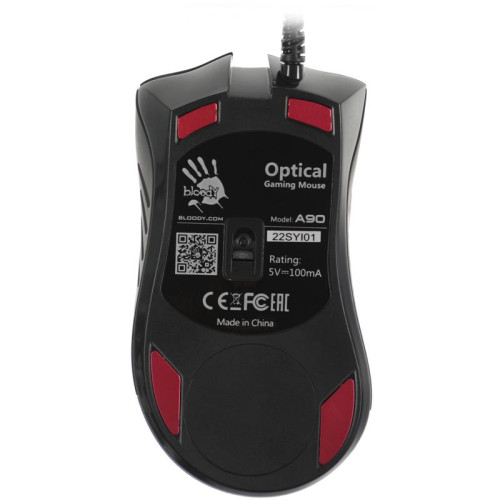 Мышь A4Tech Bloody A90 черный оптическая 6200dpi USB 8but
