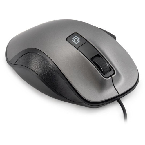 Мышь Oklick 504M черный/серый оптическая 3600dpi silent USB 6but (2004741)