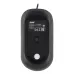 Мышь компьютерная Проводная мышь ACER OMW122 оптическая (1200dpi) soft-touch (3but) black