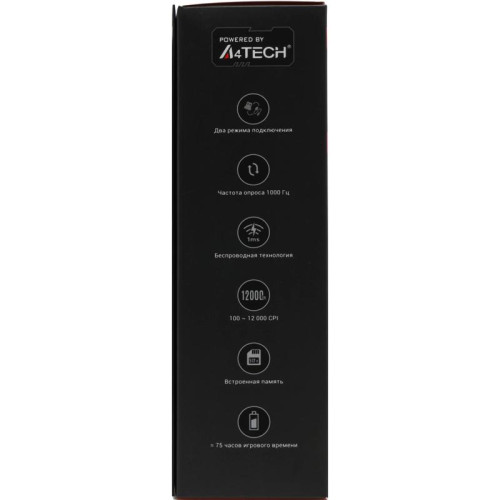 Мышь A4Tech Bloody R36 Ultra черный оптическая 12000dpi беспров. USB 7but