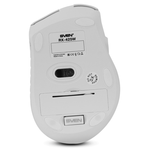 Беспроводная мышь SVEN RX-425W белая (5+1кл. 800-1600DPI, блист)