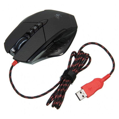 Мышь A4Tech Bloody V7 черный оптич. 3200dpi USB3.0 8but