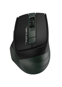 Мышь A4Tech Fstyler FB35 зеленый/черный оптическая 2000dpi беспров. BT/Radio USB для ноутбука 6but (FB35 MIDLIGHT GREEN)
