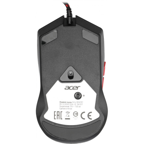 Мышь Acer Nitro OMW301 черный оптическая 7200dpi USB 6but (ZL.MCECC.024) Мышь Acer Nitro OMW301 черный оптическая 7200dpi USB 6but (ZL.MCECC.024)